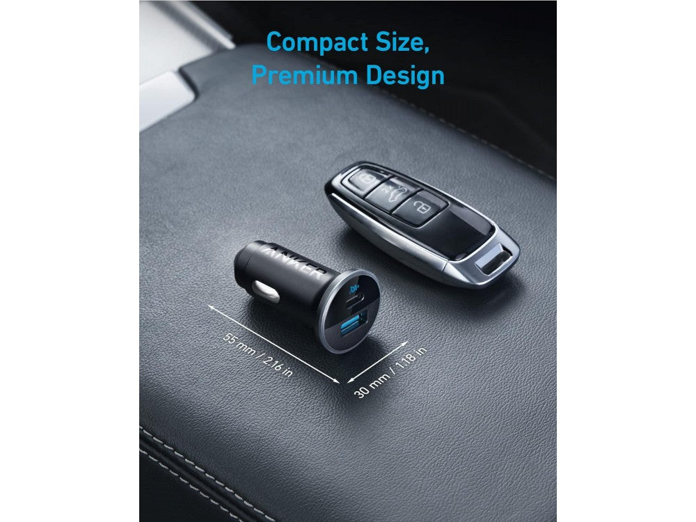 Anker PowerDrive 323 Car Charger 52.5W USB-C + USB-A with PowerIQ 3.0 & ActiveShield 2.0 – view 6