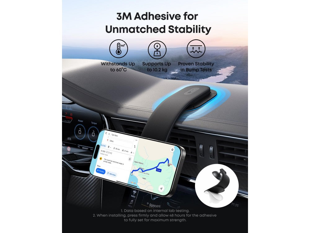 Anker Nano Wireless Car Charger 15W MagGo – Qi2, Magnetic, 180° Memory Alloy Arm – view 6