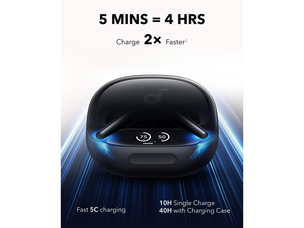 Anker Soundcore Liberty 4 Pro ANC TWS Earbuds – ACAA, Hi-Res Sound, LDAC, Matte Black – view 6