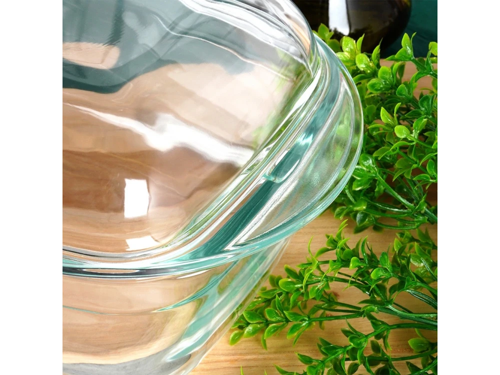 Vilde Casserole Dish 2-in-1 Borosilicate Glass 3.5L + 1.5L with Lid – view 6