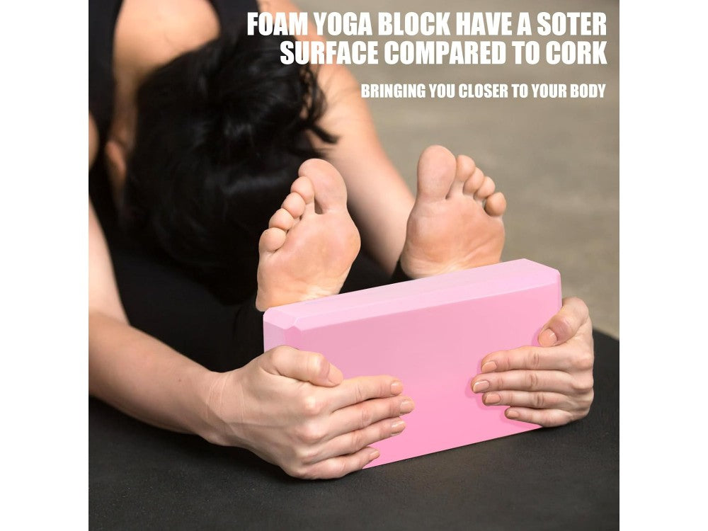 AJ Yoga Block Set of 2 – EVA Rubber, 23x15x7.5cm – view 6