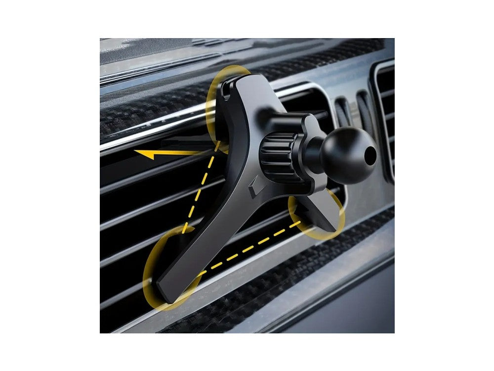 iPEAX CLIP-2 Air Vent Car Phone Mount with Adjustable Clamps – Black – view 6