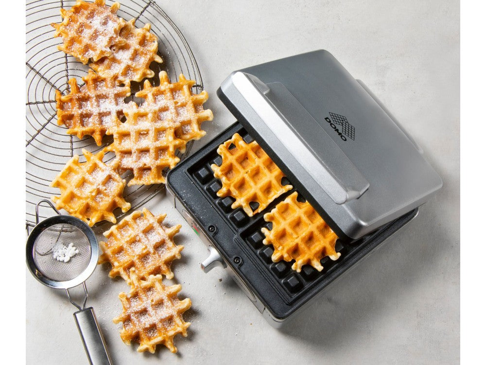 DOMO Waffle Maker 1400W with Adjustable Temperature for Square Belgian Waffles – BPA-Free – view 6