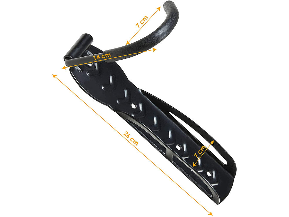 VonHaus Bike Wall Mount – Steel, Plastic-Coated Contact Points, Set of 2 – view 6