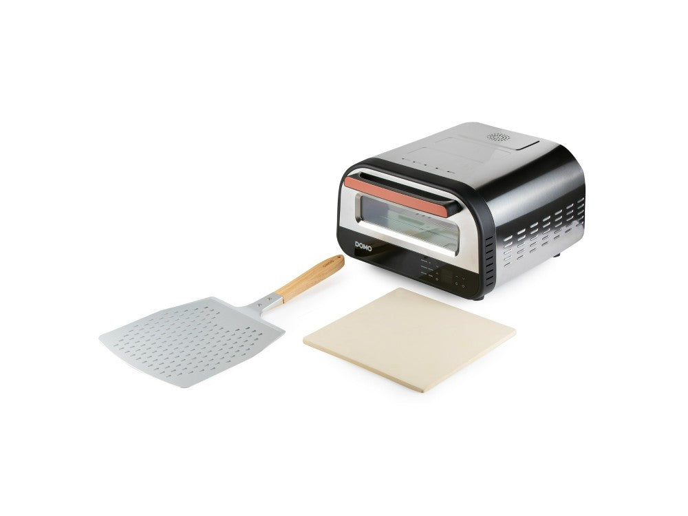 DOMO Pizza Genius Pizza Maker with Cordierite Stone Up to 450°C, PFAS-free + Pizza Server – view 6