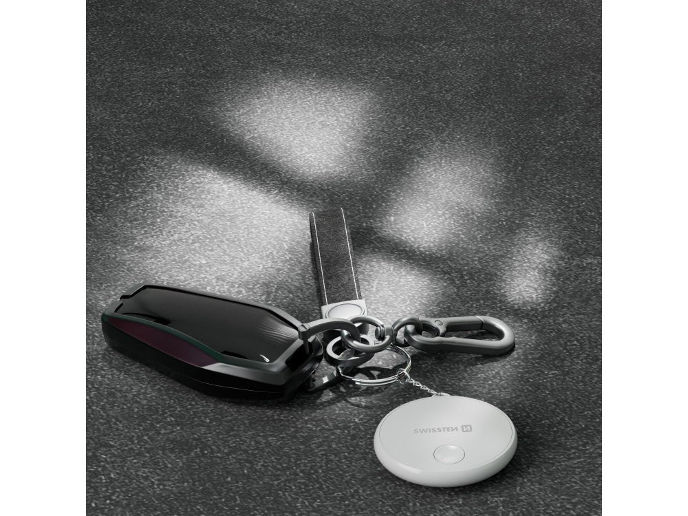 Swissten Ultra Slim Find Tag – Apple Find My Smart Locator, IP45, White – view 6