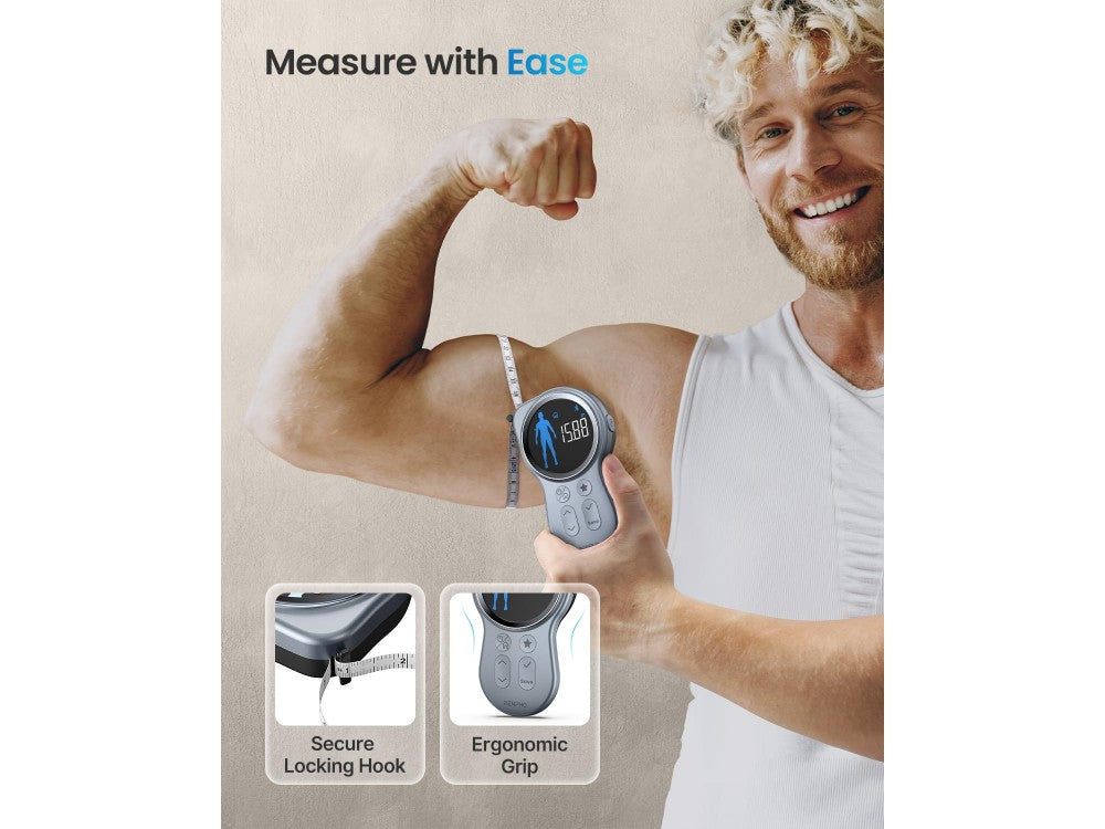 Renpho Smart Tape Measure+ Bluetooth Body Tape – 2.1" Display, App Sync, 150cm – view 6