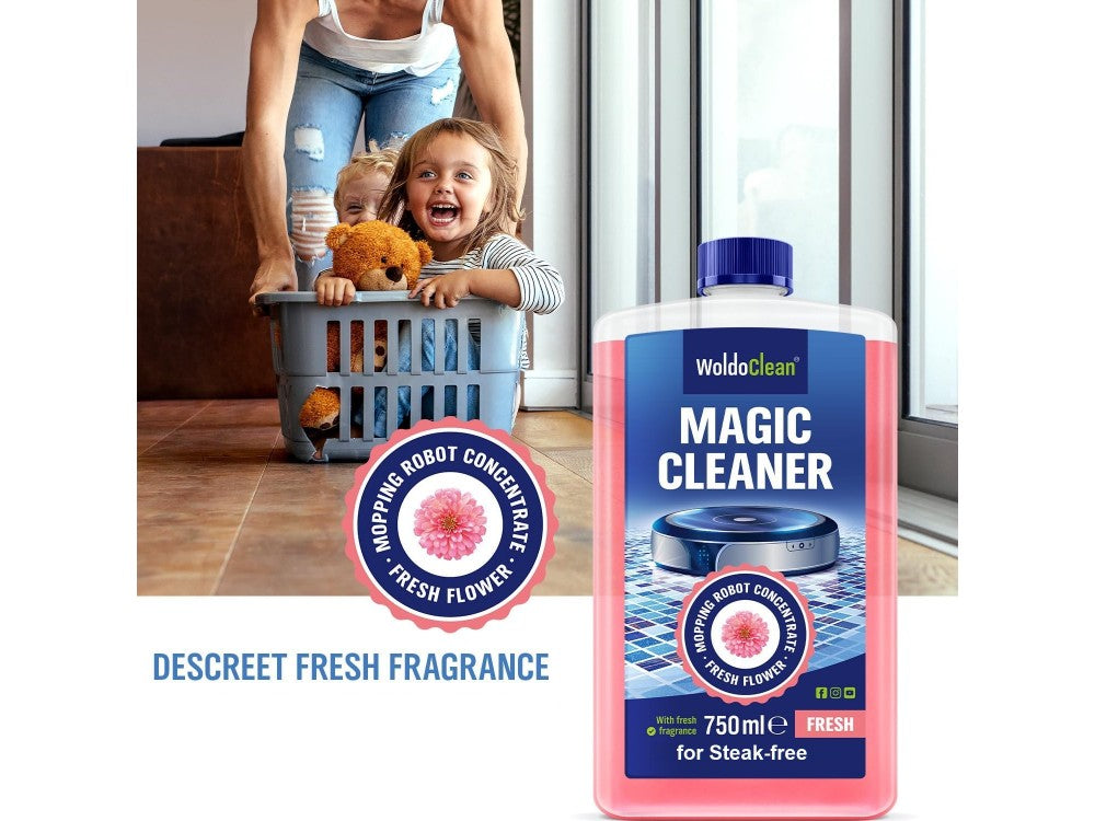 WoldoClean Magic Cleaner 750ml Concentrated Floor Detergent for Tiles & Robot Mops – Fresh Flowers – view 6