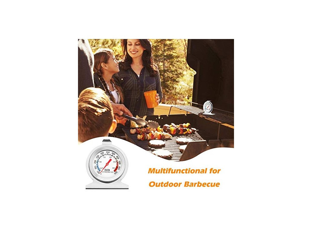 AJ Oven Thermometer 50-300°C – Stainless Steel, BBQ Compatible, Silver – view 7