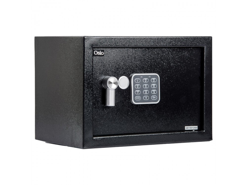Osio OSB-2535BL Electronic Safe 35x25x25cm with Digital Lock, Black – view 7