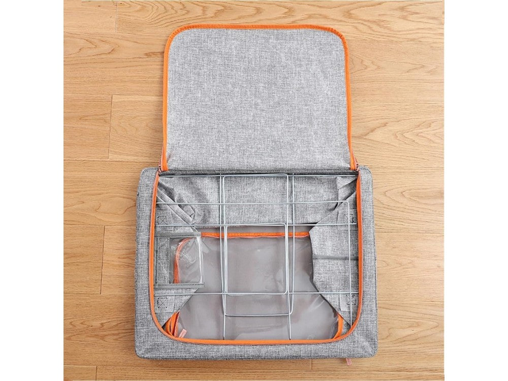 AJ Clothes Storage Organizer Bag 101L – 62x43x38cm, Grey – view 7