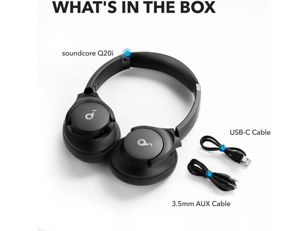 Anker Soundcore Life Q20i Bluetooth Headphones – Hybrid ANC, Hi-Res, 60h, Black – view 7