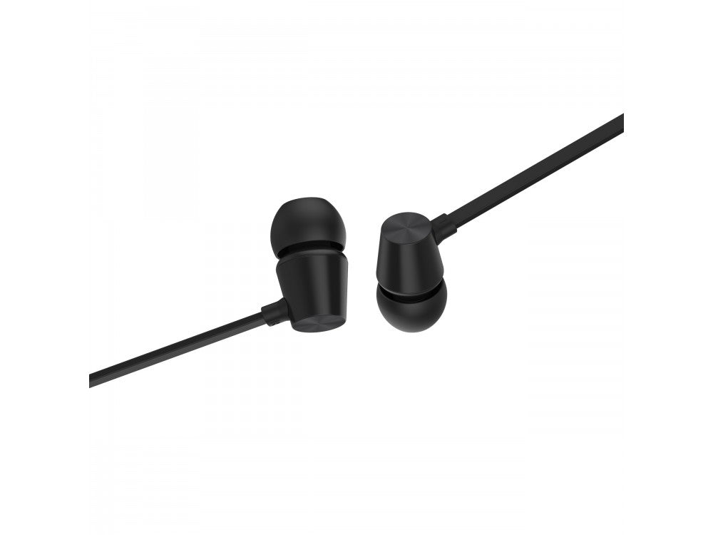 Swissten Dynamic YS500 Metal In-Ear Earbuds 3.5mm with Mic – Multifunction Button, Black – view 7