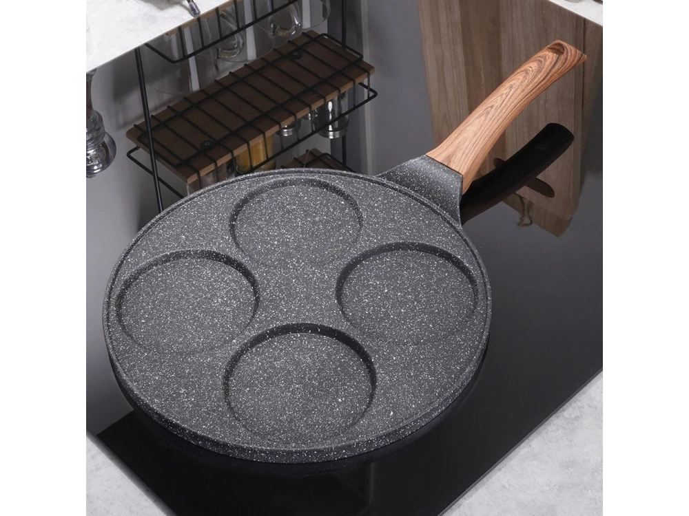 Vilde Premium Four-Cup Egg Pan 26cm – Granite Non-Stick, Induction-Ready – view 7