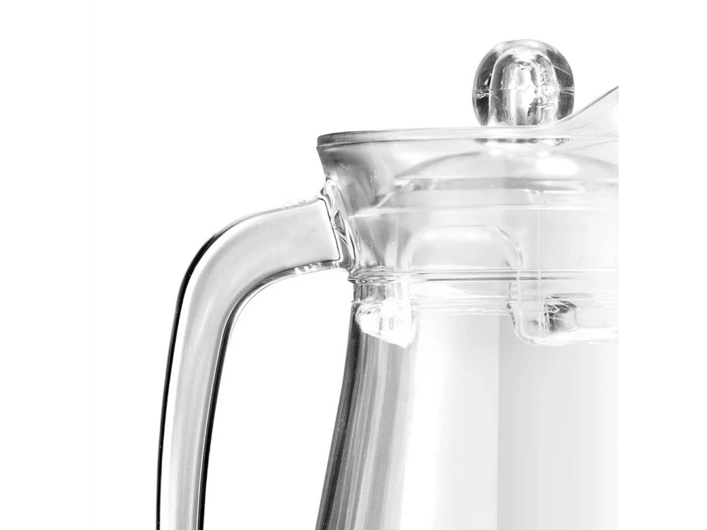 Vilde Glass Serving Pitcher 1400ml – With Lid, Dishwasher Safe – view 7