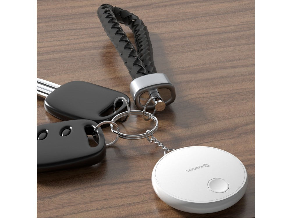 Swissten Ultra Slim Find Tag – Apple Find My Smart Locator, IP45, White – view 7