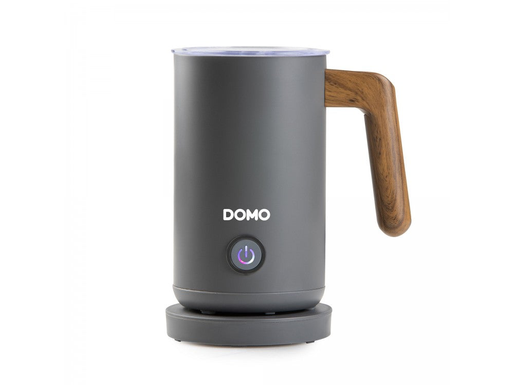 DOMO Wood You Milk Frother – Hot or Cold Foam, 150ml / 300ml, Matt Grey – view 7
