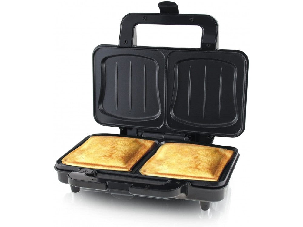 Emerio ST-109562.17 XXL Sandwich Toaster 900W Non-Stick for 2 Toasts – Black – view 7