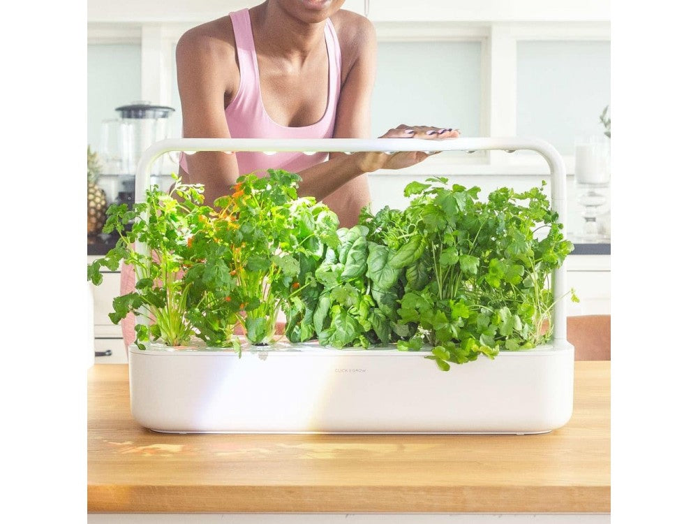 Click & Grow Smart Garden 9 Pro – App-Controlled Indoor Planter with 3 Basil Pods, White – view 7