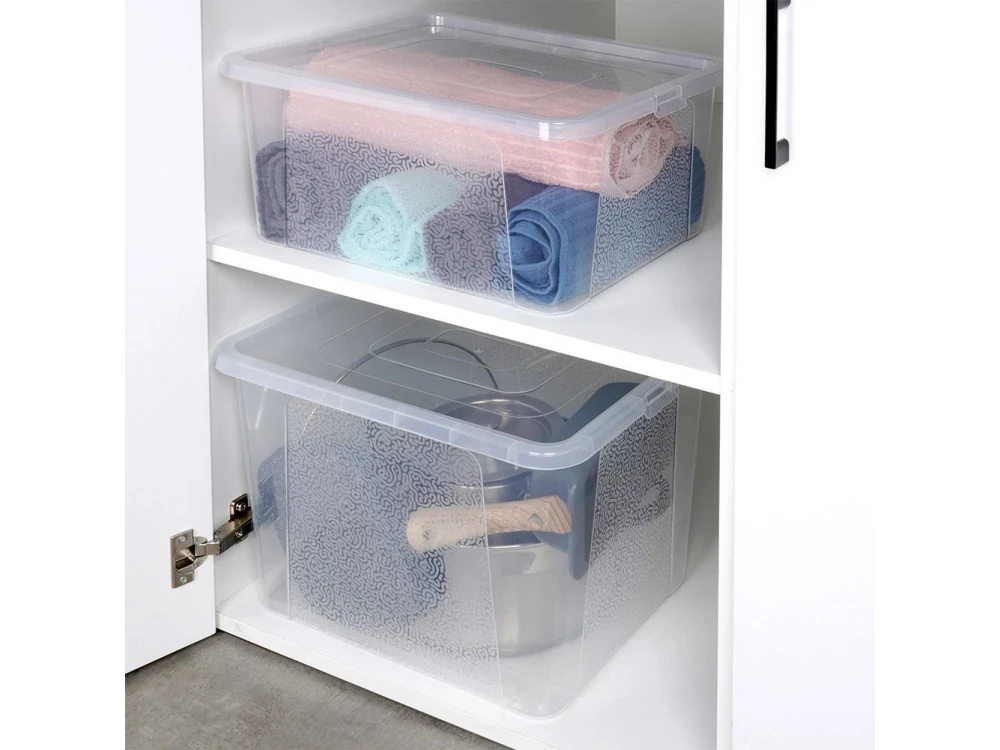 Vilde Storage Container 30L – Stackable Plastic Storage Box 40 × 33 × 30 cm with Lid – view 8