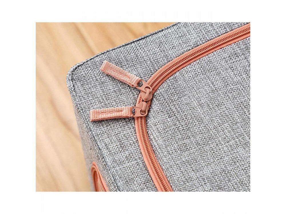 AJ Clothes Storage Organizer Bag 101L – 62x43x38cm, Grey – view 8