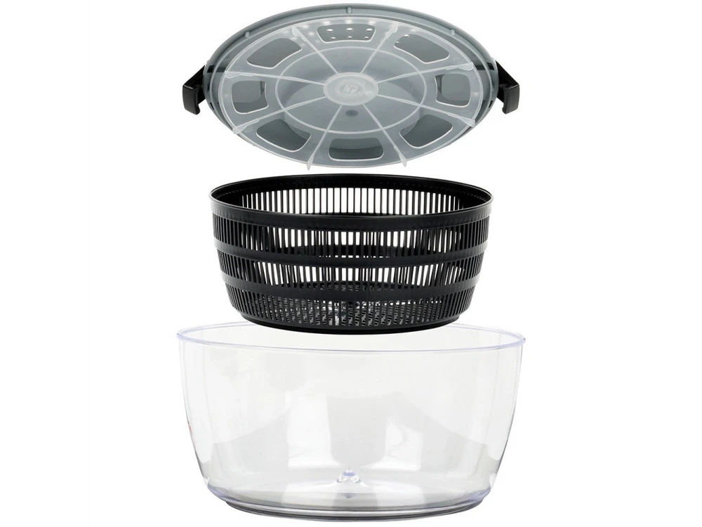 Vilde Premium Manual Salad Spinner 26cm 4L – Grey – view 8