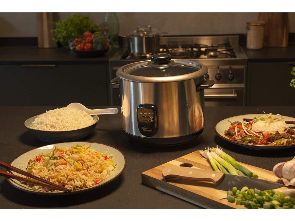 Emerio Rice Cooker 1.5L 400W with Removable Non-Stick Pot and Glass Lid – view 8