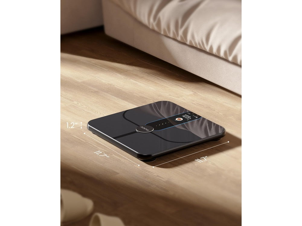 RENPHO Elis Nova Smart Scale – 18 Body Measurements, WiFi, Rechargeable, TFT LCD, Black – view 8