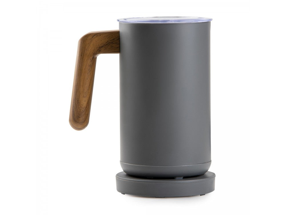 DOMO Wood You Milk Frother – Hot or Cold Foam, 150ml / 300ml, Matt Grey – view 8