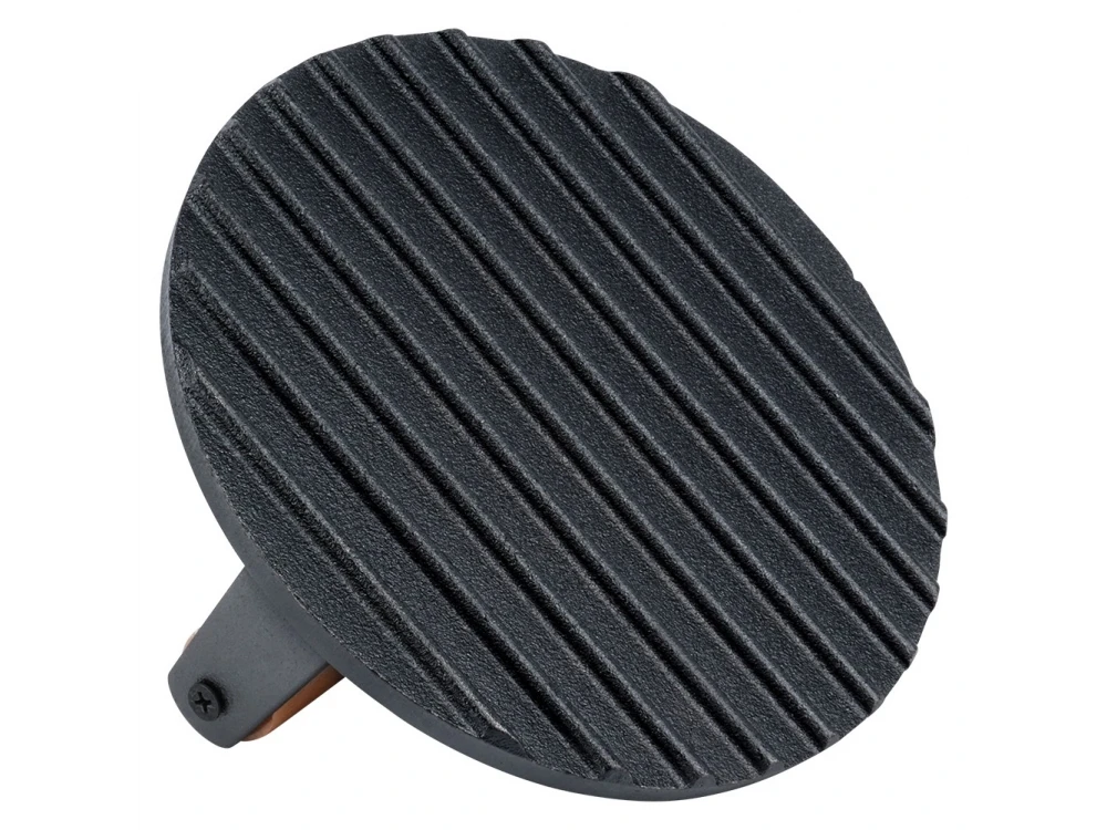 Vilde Cast Line Burger Press Cast Iron 17.5cm – Wooden Handle, Black – view 8