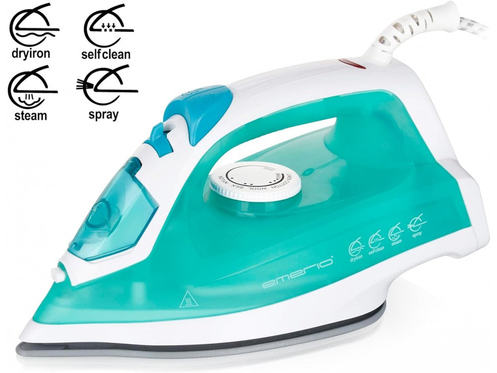 Emerio Steam Iron 2000W with Ceramic Soleplate, 17g/min Continuous Steam – view 8