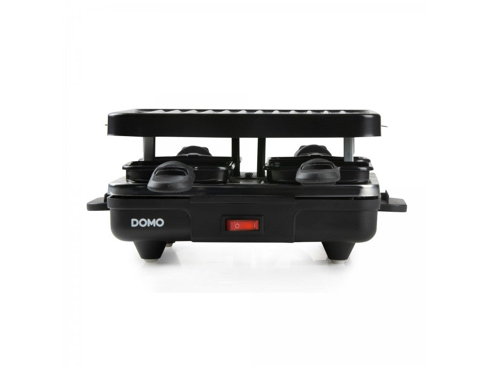 DOMO Just Us Raclette Grill DO9147G – 600W Cast Iron, 4 Pans, PFAS-Free – view 8