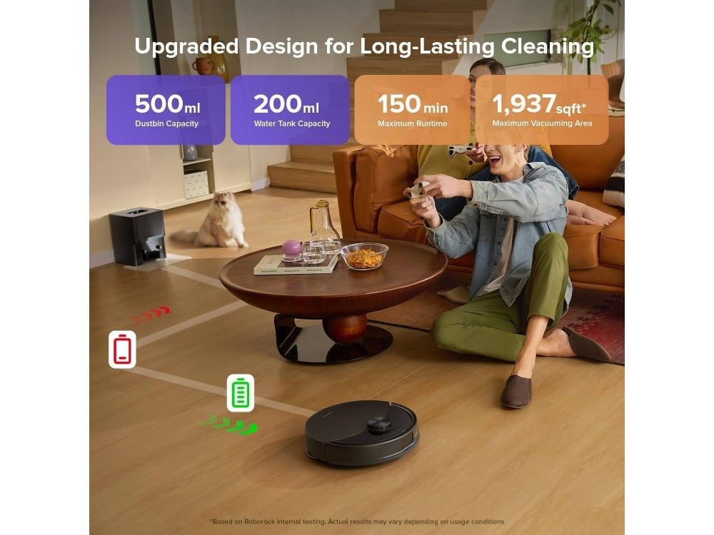 Roborock Q10 VF+ Robot Vacuum & Mop 10000Pa with Dual Anti-Tangle, Self-Empty Dock, Black – view 8