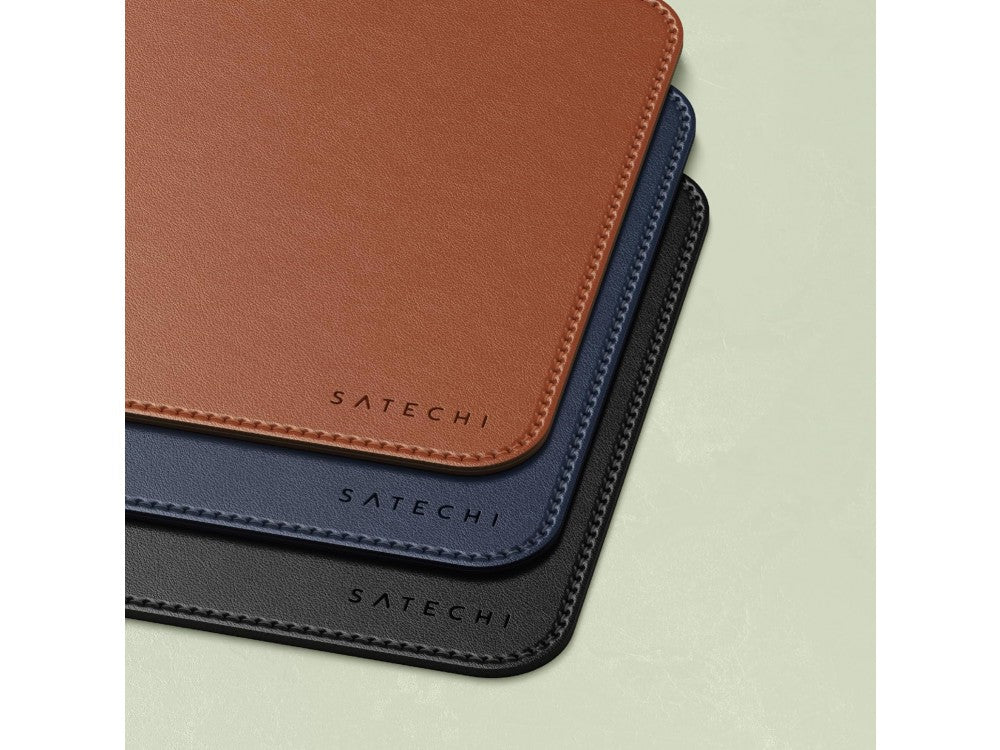 Satechi Premium Vegan Leather Desk & Mouse Pad 25 × 19 cm – Waterproof, Ergonomic, Brown – view 8