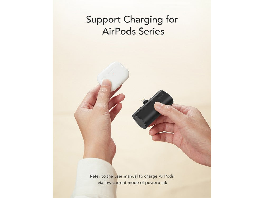 Veger V0556P Lightning Mini Power Bank 5000mAh 22.5W PD – Black – view 9