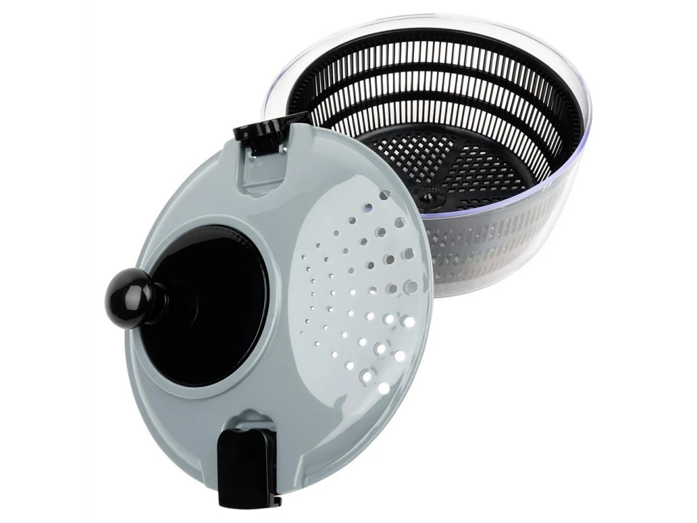 Vilde Premium Manual Salad Spinner 26cm 4L – Grey – view 9