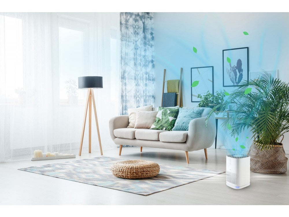 DOMO Air Purifier – HEPA + Active Carbon + Ioniser, Timer, LED, 20m² – view 9