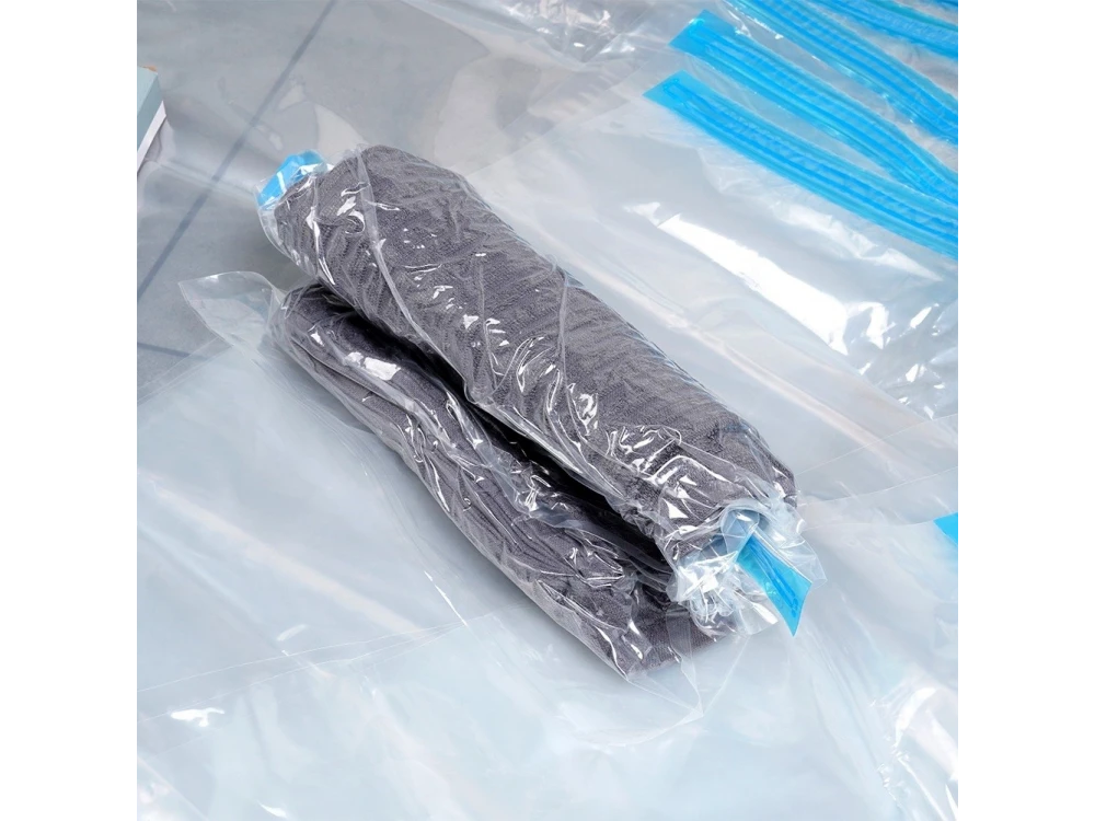 Vilde Vacuum Storage Bags Set of 10 – 3 Sizes for Clothes & Bedding, Transparent – view 9