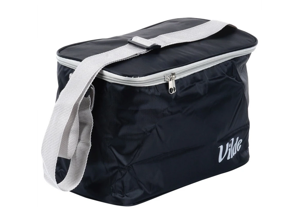 Vilde Cooler Bag 10L Insulated Shoulder Bag – Waterproof, 31×17.5×20cm, Black – view 9