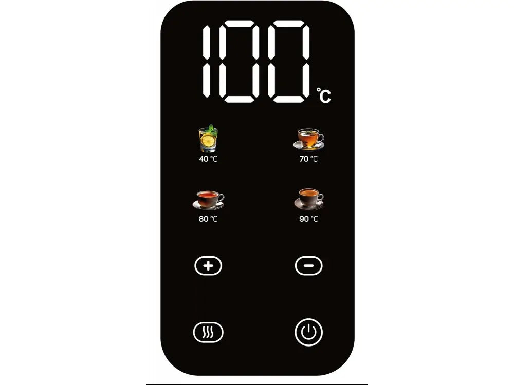 Emerio Stainless Steel Kettle 1.7L – Touch Display, 13 Temp Programs 40-100°C, Keep-Warm, BPA-Free – view 9