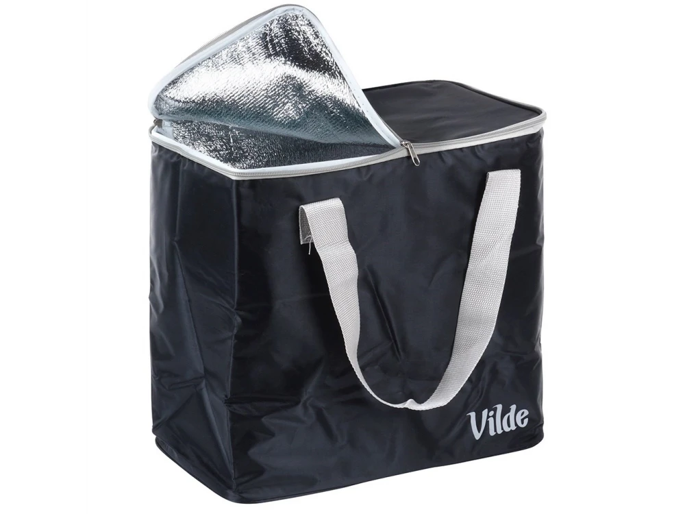 Vilde Cooler Bag 30L Insulated Shoulder Bag – Waterproof, 38.5×21.5×36cm, Black – view 9