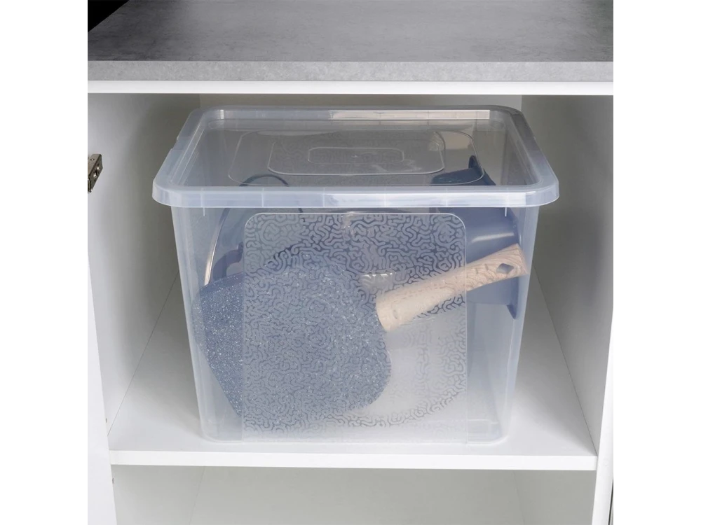 Vilde Storage Container 30L – Stackable Plastic Storage Box 40 × 33 × 30 cm with Lid – view 9