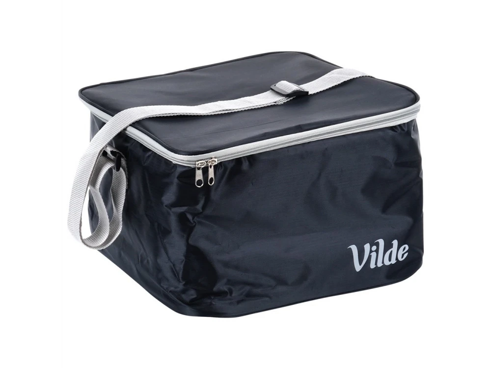 Vilde Cooler Bag 18L Insulated Shoulder Bag – Waterproof, 31×32×20cm, Black – view 9
