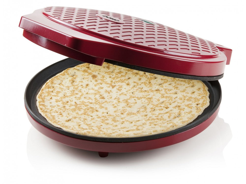 DOMO My Express Pizza Maker 1450W – 30cm Cast Iron, Red – view 9
