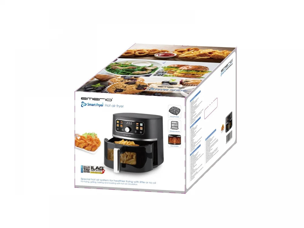 Emerio Air Fryer XL 5.7L AF-133253.1 – PFAS-Free, Color Display, Viewing Window – view 9