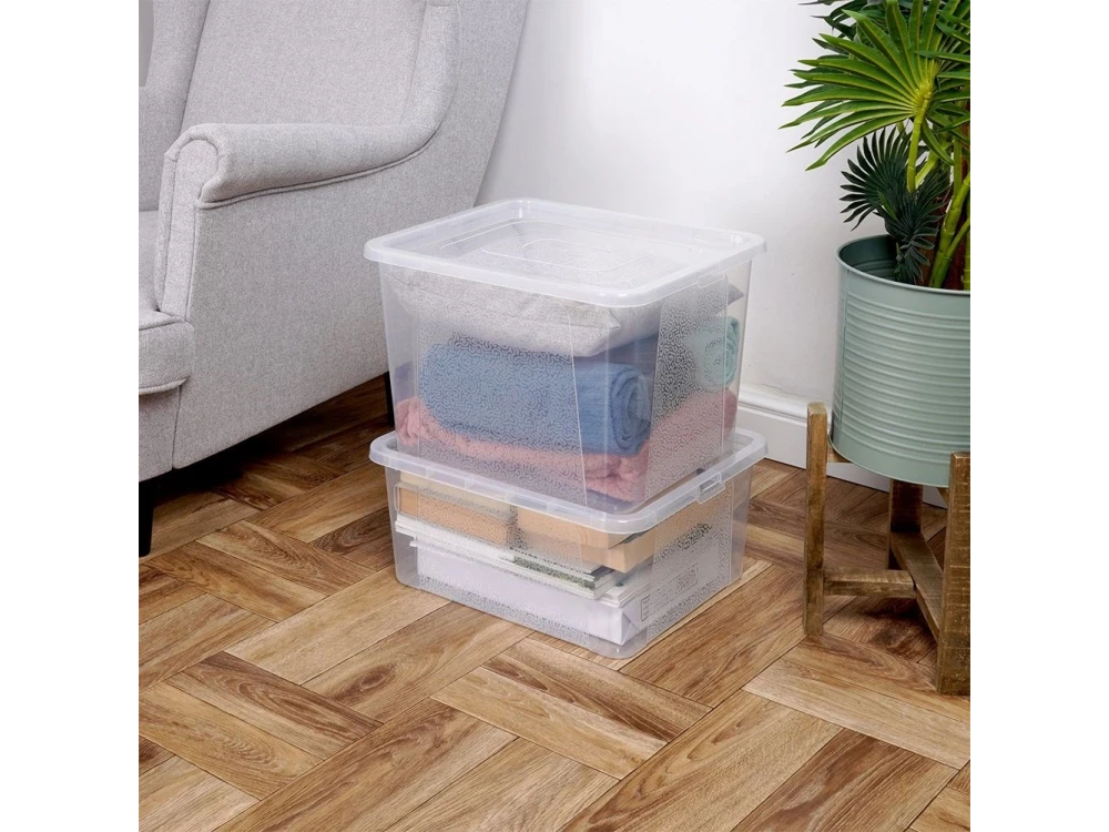Vilde Storage Container 30L – Stackable Plastic Storage Box 40 × 33 × 30 cm with Lid – view 10