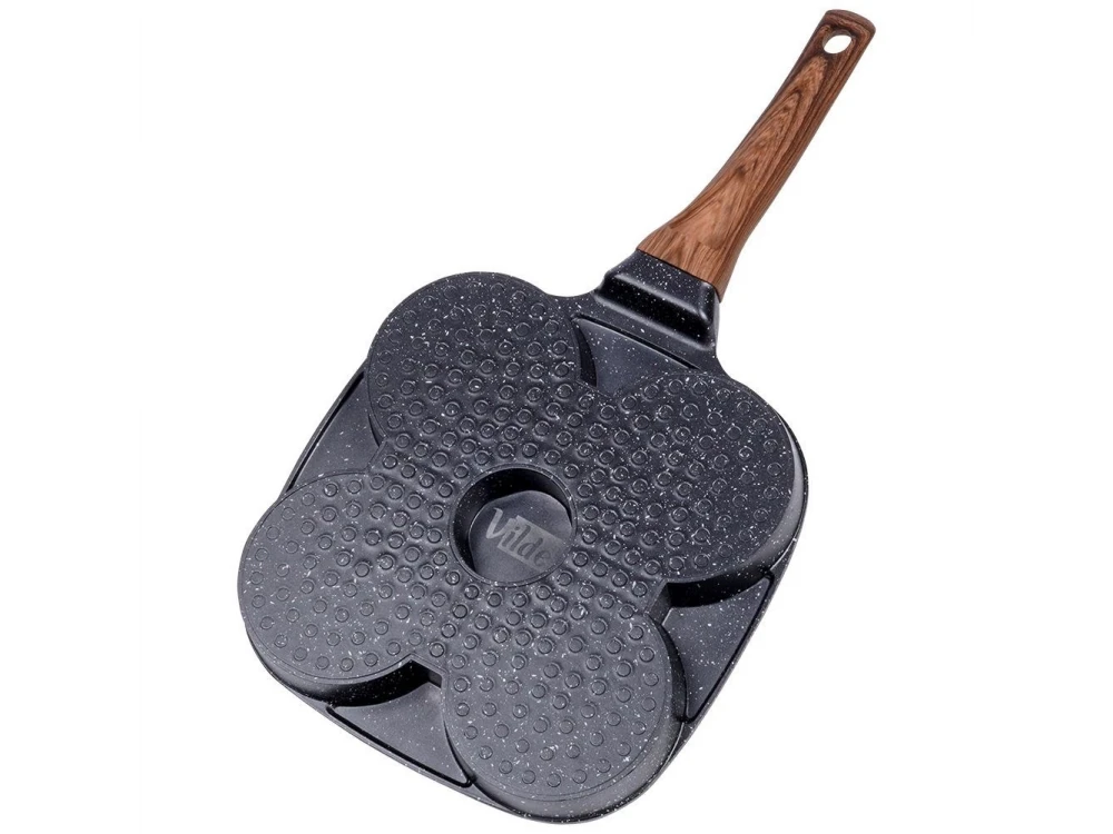 Vilde Premium Four-Cup Egg Pan 19cm Aluminium with Granite Non-Stick Coating – view 10