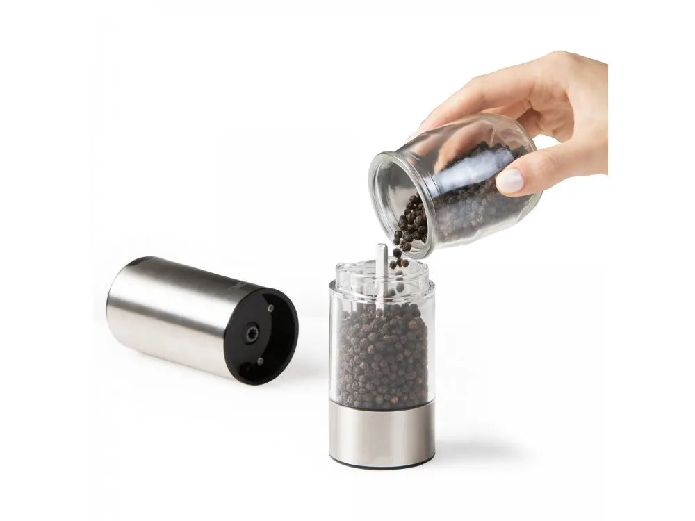 DOMO Electric Salt & Pepper Mills Set – USB-C Rechargeable, LED Light, Stainless Steel – view 10