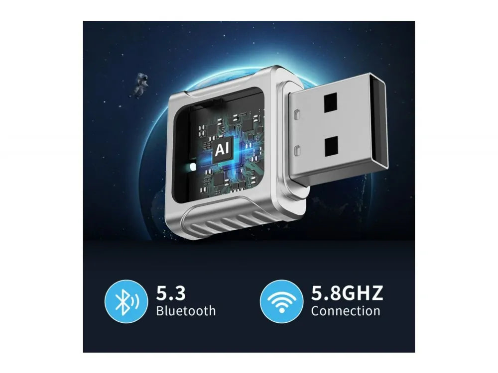 Swissten Wireless CarLink Adapter – Apple CarPlay & Android Auto, Bluetooth 5.3, Wi-Fi 5.8GHz – view 10