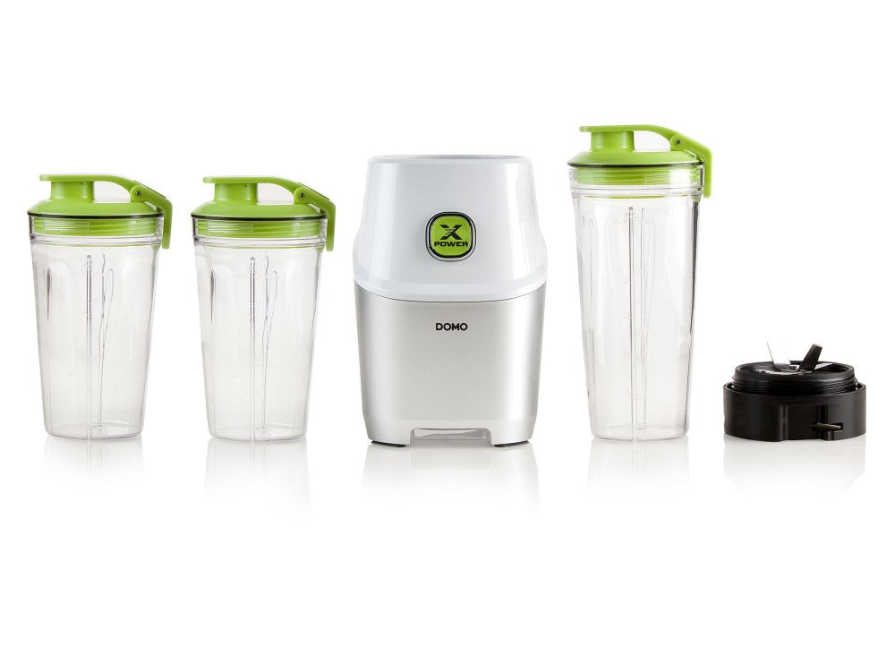 DOMO Xpower Blender DO700BL – 1000W Smoothie Blender, 3 BPA-Free Bottles (2x530+710ml), Recipe Book – view 10